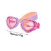 (À) Lunettes de natation étanches pour enfants, motif cœur, protection UV et buée, idéales pour l'entraînement et la natation. Cadeau parfait pour les enfants.