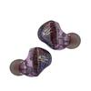LINSOUL Kiwi Ears Forteza 2DD+1BA Hybrid HIFI Earphones with 3.5mm Jack, HIFI Sound Quality, Deep Bass, Noise Cancelling, Stereo Earbuds, Purple,