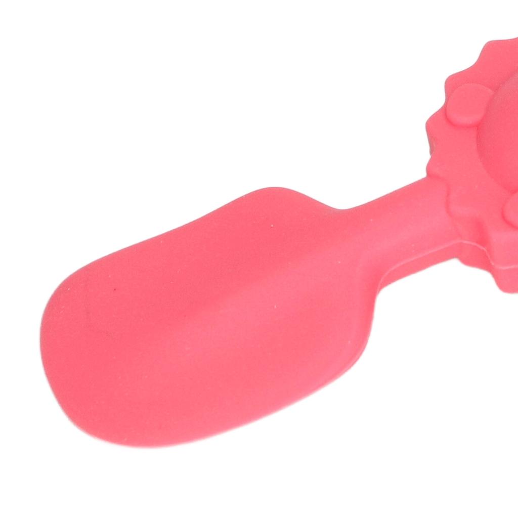 Baby Butt Cream Applicator Soft Silicone Skin Friendly Suction Base Diaper Cream Spatula Red