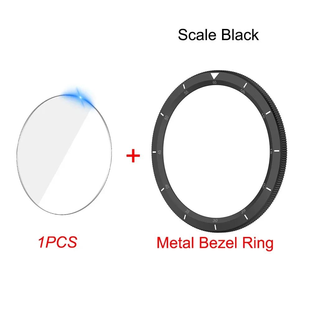 Metal Bezel Ring For Xiaomi Watch S4/S3 Replacement Watch Case Cover For Xiaomi Watch S3 S4 eSIM+Tempered Glass Protective Film