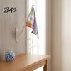 Small Flagpole Bracket Mini Stick Flag Holder with Screws, Wall Mount Pole Support Rack Holder, Display for Classrooms Offices Shops