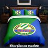 Rapid Wien FC Design Bed Bedding Set 1 Duvet Cover + 2 Pillowcases Soft Breathable Household Bed Linens