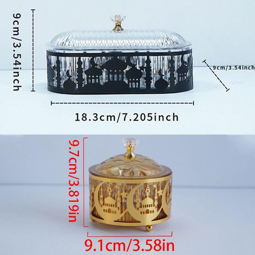 Eid Decoration Ramadan Food Tray Candy Snacks Organizer Box  Islamic Muslim Party  Decor