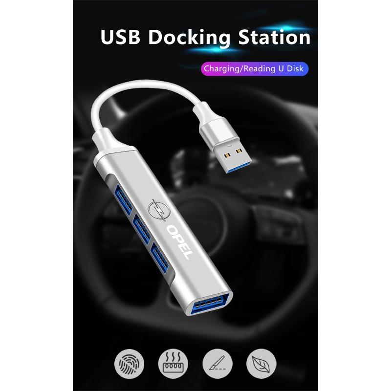4 Ports USB 3.0 HUB TYPE-C Multi High Data Transmission Car Adapter For Opel Astra J G Insignia Corsa D Vectra C Zafira a Auto Gadgets