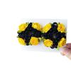Aylhfo Girls' Spring 2pcs Colorful Flower Wig Scrunchies/Cute Bohemian Style Fabric Flower Wig Ponytail Hair Ties