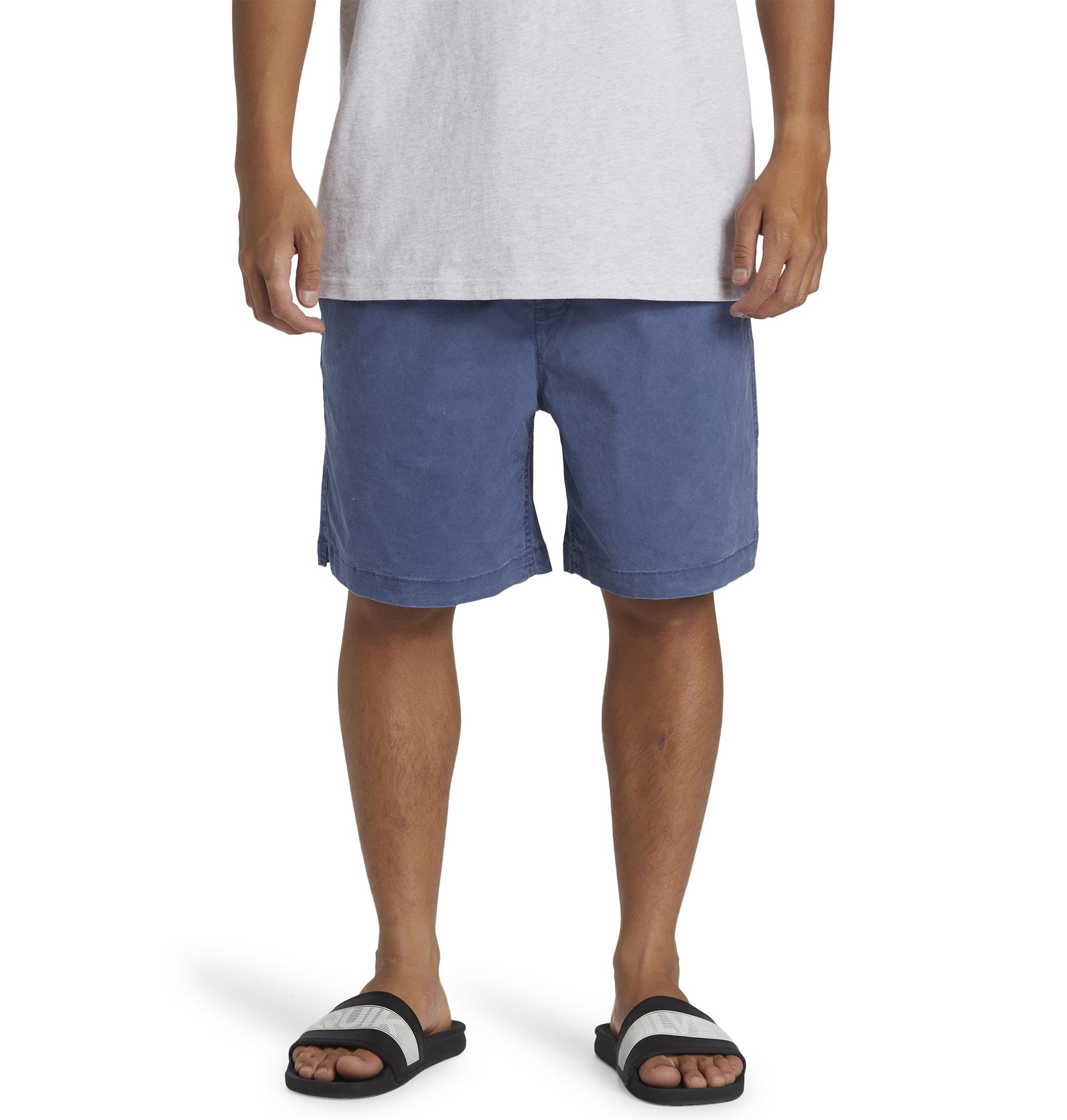 Мужские повседневные шорты Quiksilver, стирка, базовые цвета, классические эластичные шорты для ходьбы (BQY0)