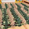 Military Pvc Miniature Soldier Model Set With For Dioramas And Collectors