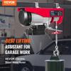 Electric Hoist, 880 Lbs Lifting Capacity, 850W 220V Electric Steel Wire Winch with Wireless Remote Control, 40ft Single Cable Lifting Height & Pure