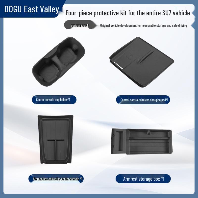 

DOGU Donggu Non-Slip Silicone Cup Sleeve, Console Holder & Interior Pad for Xiaomi SU7