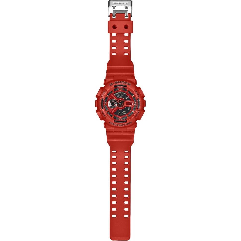 CaSio Men S G Shock Ga 110rrb 4ajf Red Red Black