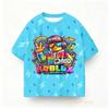 Estate Bambini Roblox Gioco Abbigliamento Casual Vestiti Ragazzi Ragazze Maglietta Anime