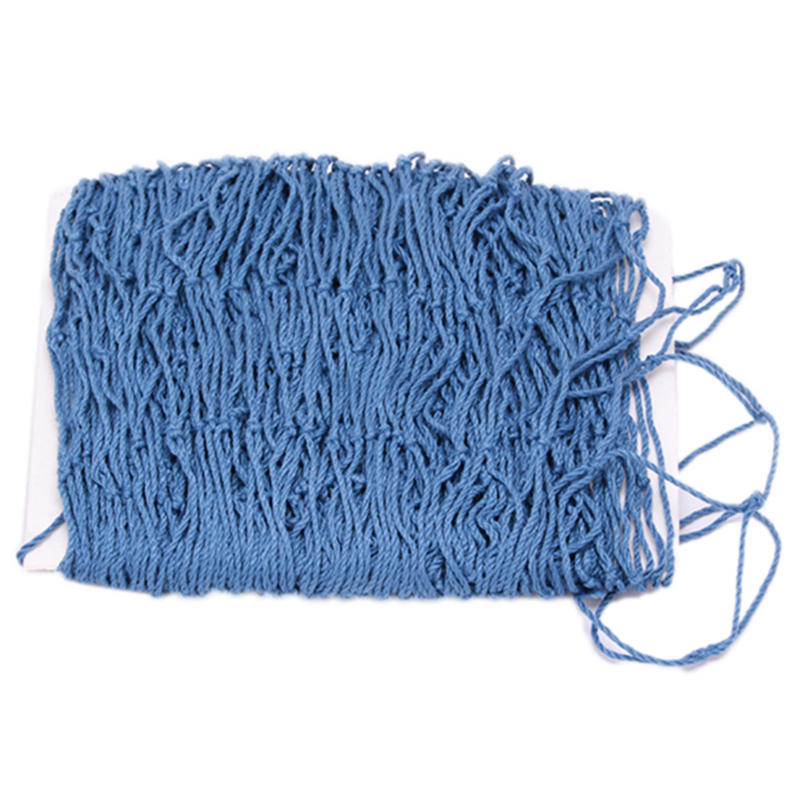 Creative Wall Mediterranean Style Fashion Twine Fishing Net Decoration Studio Prop Wall Hangings Home Room Bar Decor Blue White Fishing Net 1PC