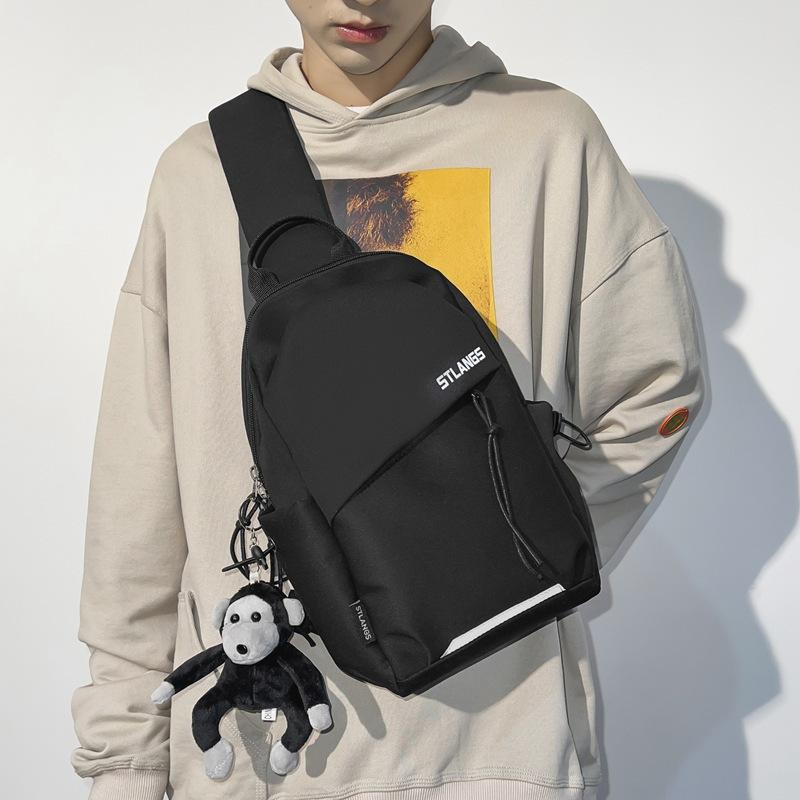 Versatile Single-shoulder Bag Student Fashion Sports Small Backpack Women's Trendy Brand Crossbody Bag Casually