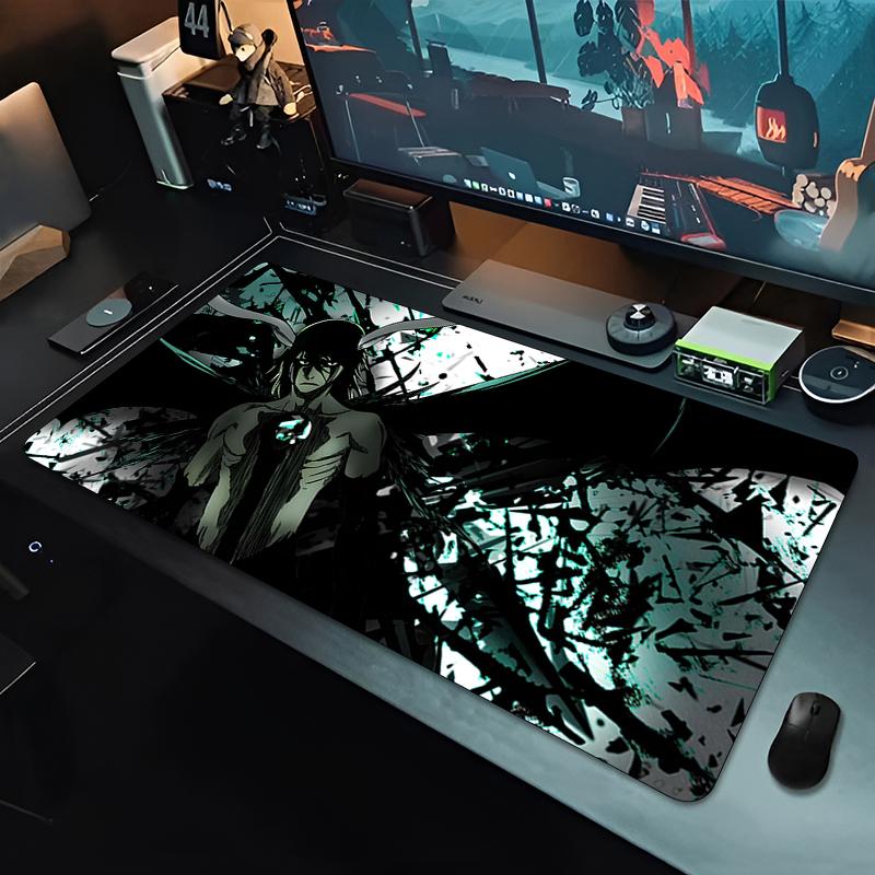 Gaming Large Mouse Pad Japan Anime Bleach HD Office Desk Mat Large Ulquiorra Cifer Keyboard Game Rubber Mousepad NonSlip Carpet