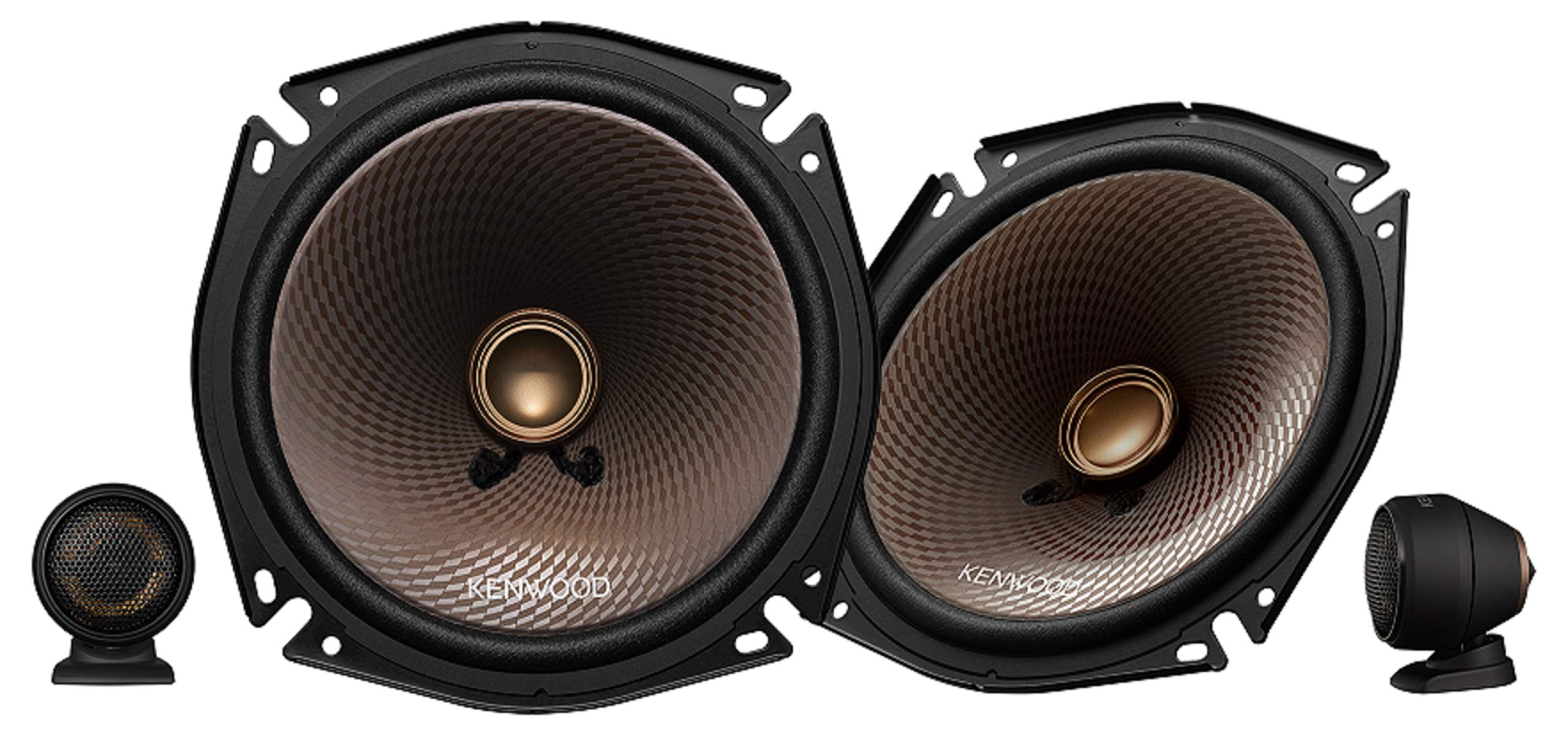 KENWOOD 17cm Custom Fit Speaker KFC-RS174S High-Resolution Audio Compatible