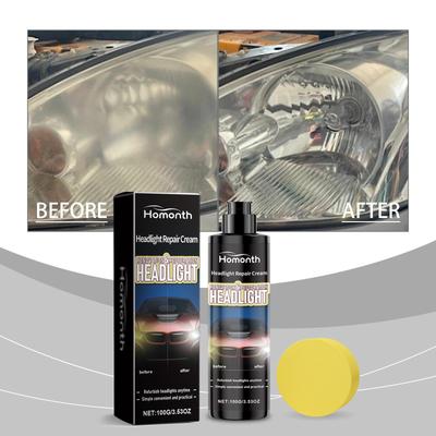 Homonth Auto Headlight Repair Paste Filling Scratches Repairing Wear and Tear Lamps Care Maintenance Lamps Supplies