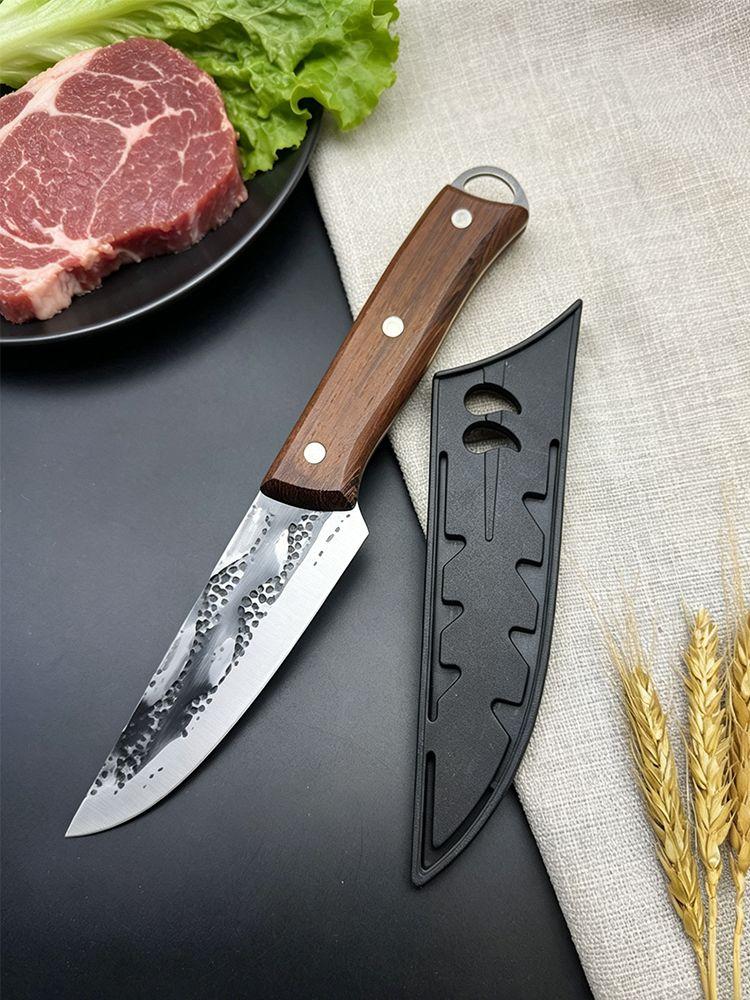 

Professional Boning Knife Stainless Steel Curved Blade Kitchen Knife Cutter for Meat, Poultry, Fish Deboning & Trimming 1