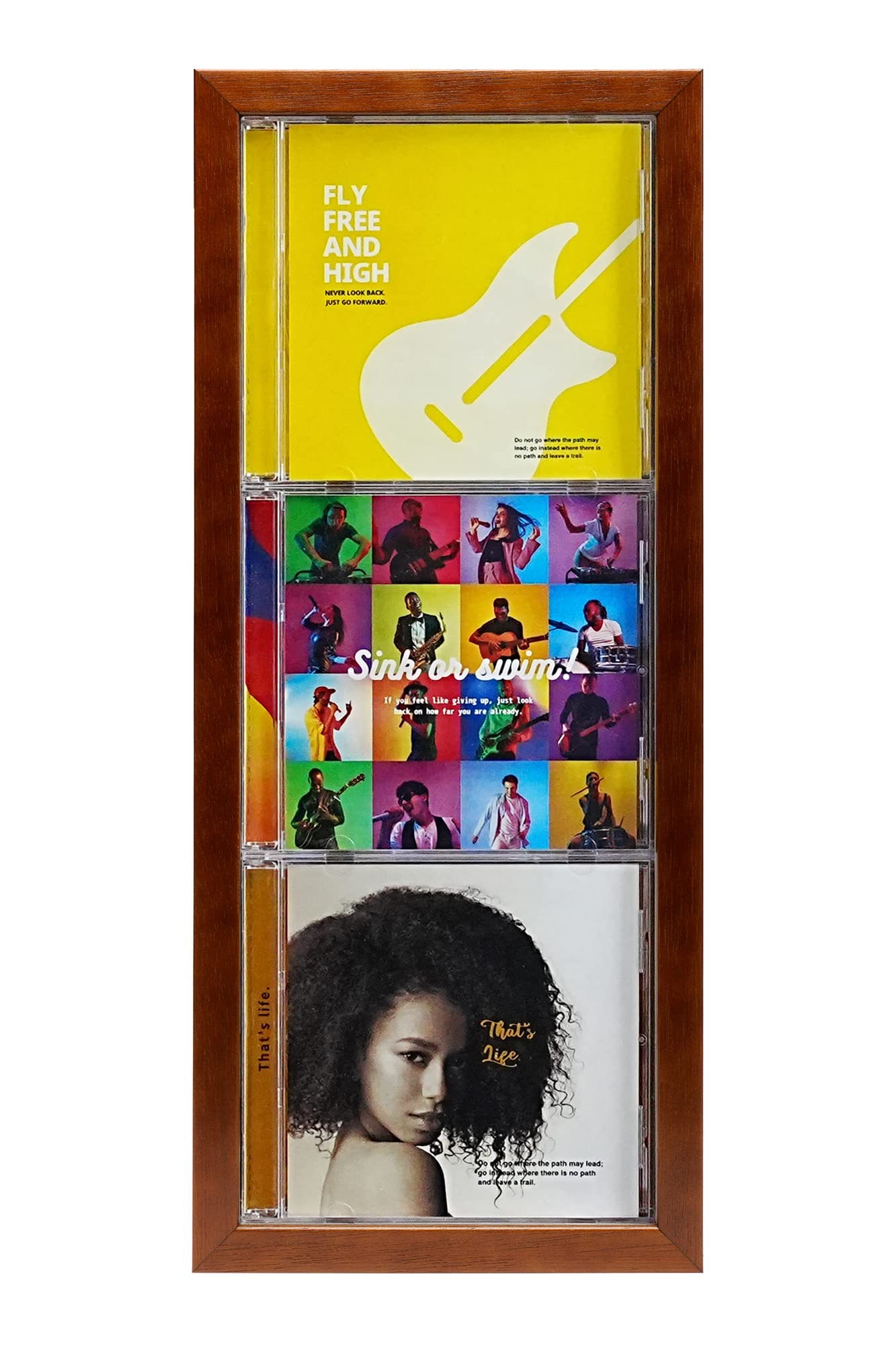 

Kenko Picture CD Display Holds 3 CD Vertical External Dimensions 175 x 409 Frame, Frame, Jackets, Type, Brown, mm, PS-CD3T-BR