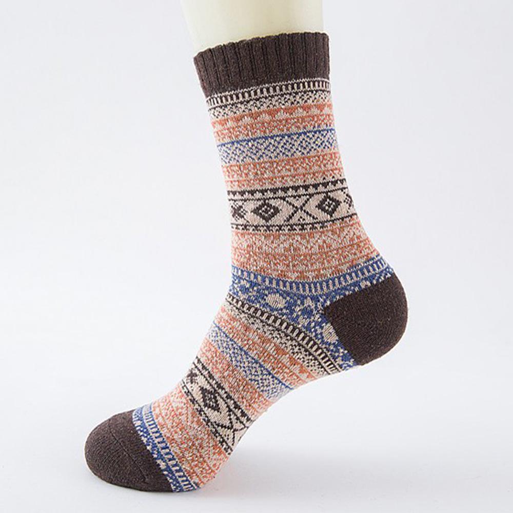Men's Ethnic Style Retro Rabbit Wool Socks - Autumn Collection