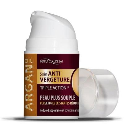 Argan Oil Triple-Action Anti-Vergetures À l'Huile d'Argan Renforce l'Elasticité De La Peau