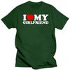 Funny I Love Heart My Girlfriend T Shirts Graphic Mdl Streetwear Short Sleeve O-Neck Birthday Gift T-shirt Mens Clothing