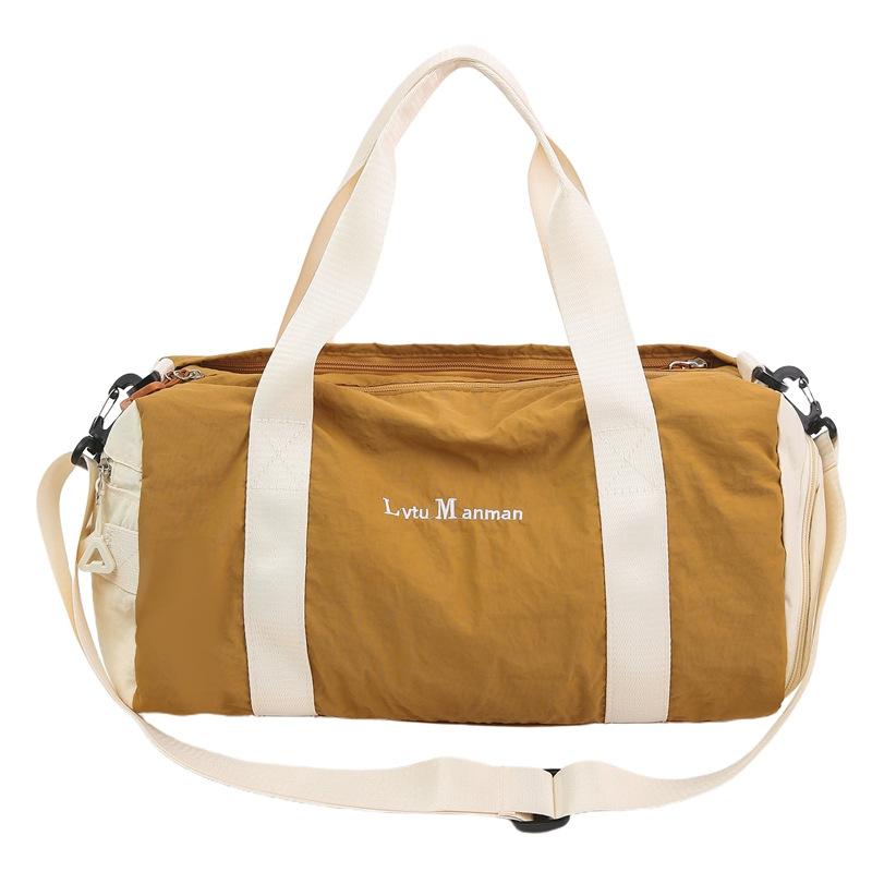 Lightweight and large-capacity fitness bag, outdoor travel bag, new men s and women s fashion sports and leisure shoulder bag