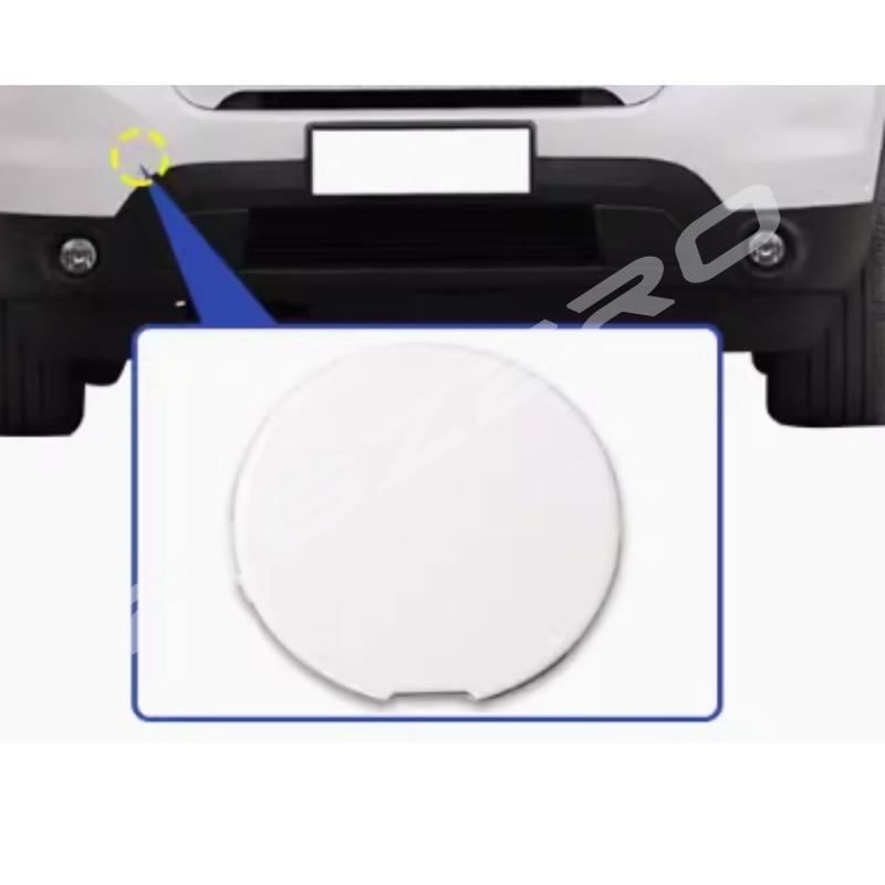Trailer Cover Front Bumper Bar Tow Hook Towing Rope Cap for Ford Explorer 2011 2012 2013 2014 2015 2016 2017 Unpainted