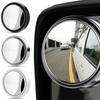 360 Degree Adjustable Blind Spot Mirror Car Auxiliary Rearview Convex Mirror Round Frame Wide Angle Mirrors for Car Reverse