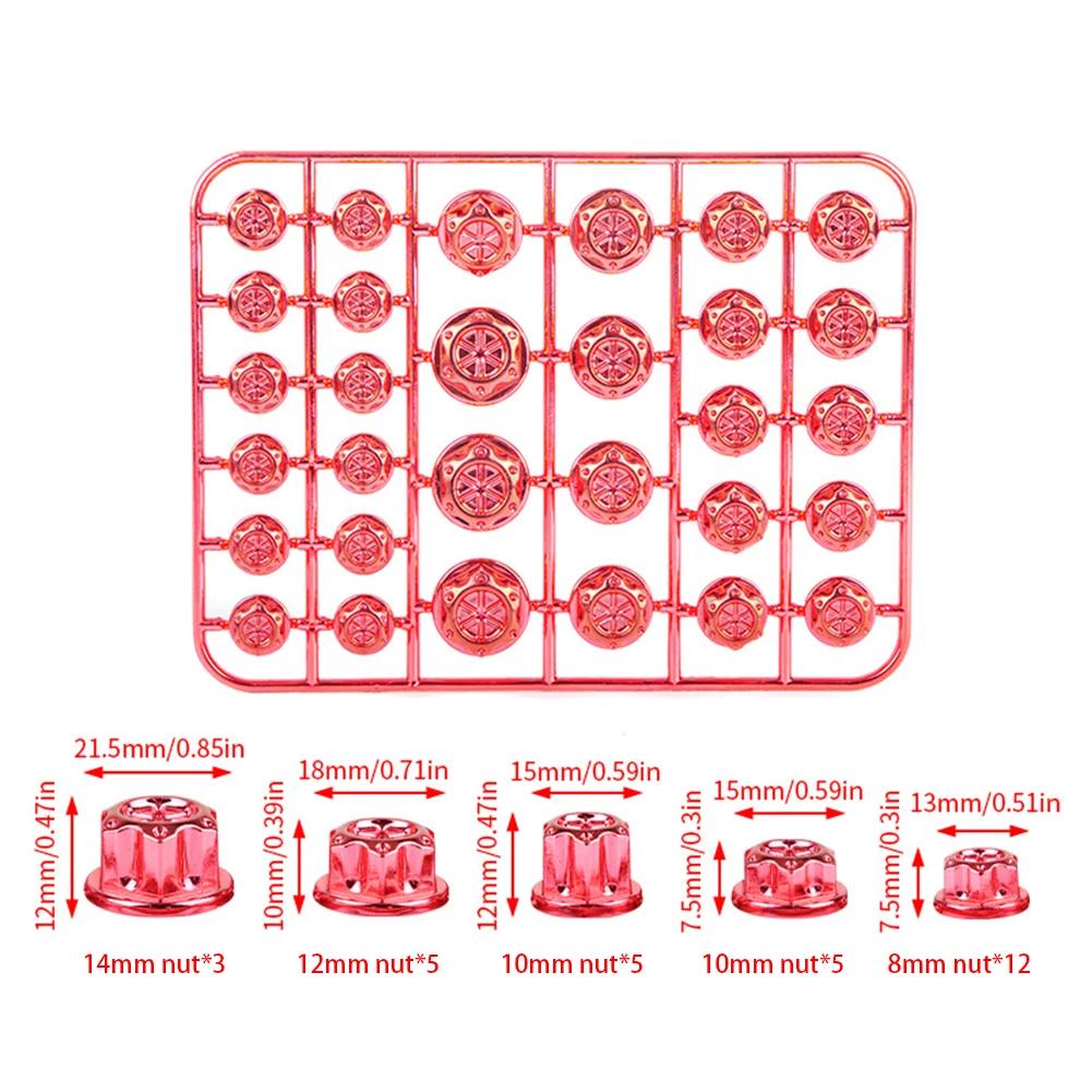 30PCS Motocyklový šroubový kryt matice Kryt matice Dekorativní modifikační díly Příslušenství pro Yamaha Kawasaki Honda Harley