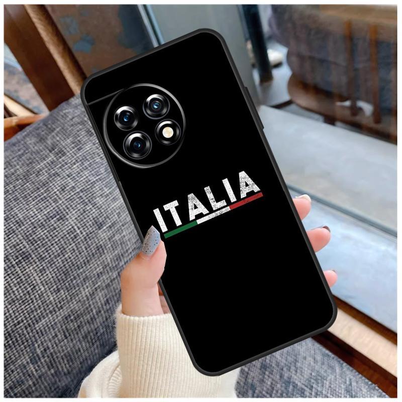 Italy Italia National Flag Case For OnePlus 13 15 13R 13T 12 12R 11 9 10 Pro 10T 8T Nord 5 CE 2 3 4 Lite N20 N30 Coque