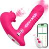 App Control Vibrating Egg Rose Thrust Vibrator Strong Sucking Female Wearable G-spot Clitoris Stimulator Female Toy Clitoris Masturbator Dildo Sex Toy
