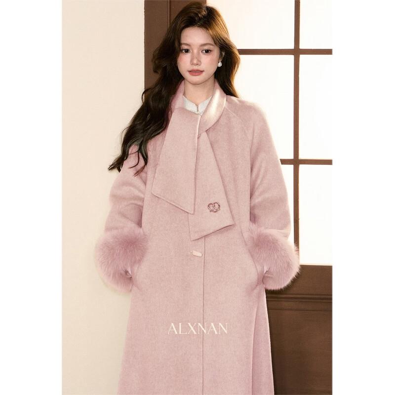 

Women s 100% Sheep Wool Double-Sided Winter Coat L