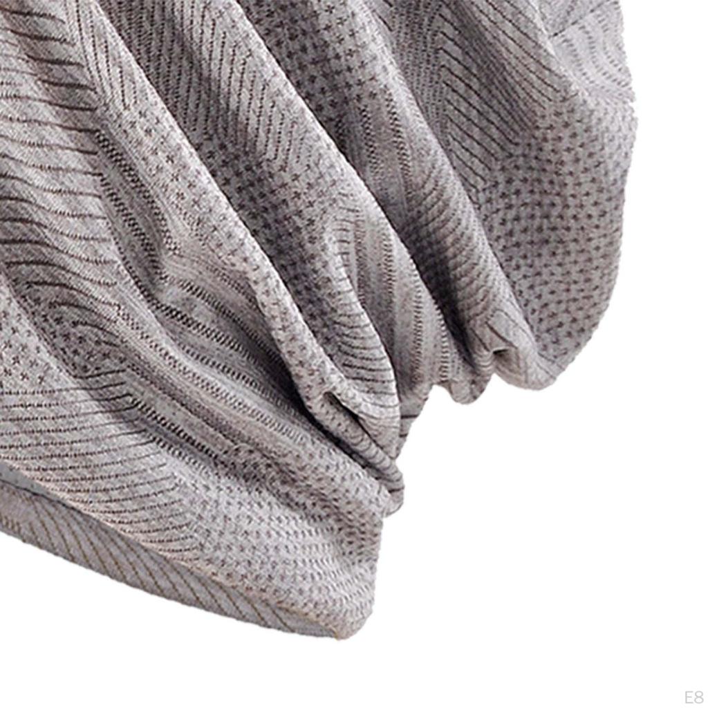 Breathable Beanie Hat, Comfortable Lightweight Wrap Head Scarf, Soft Unisex Bonnet Headgear for