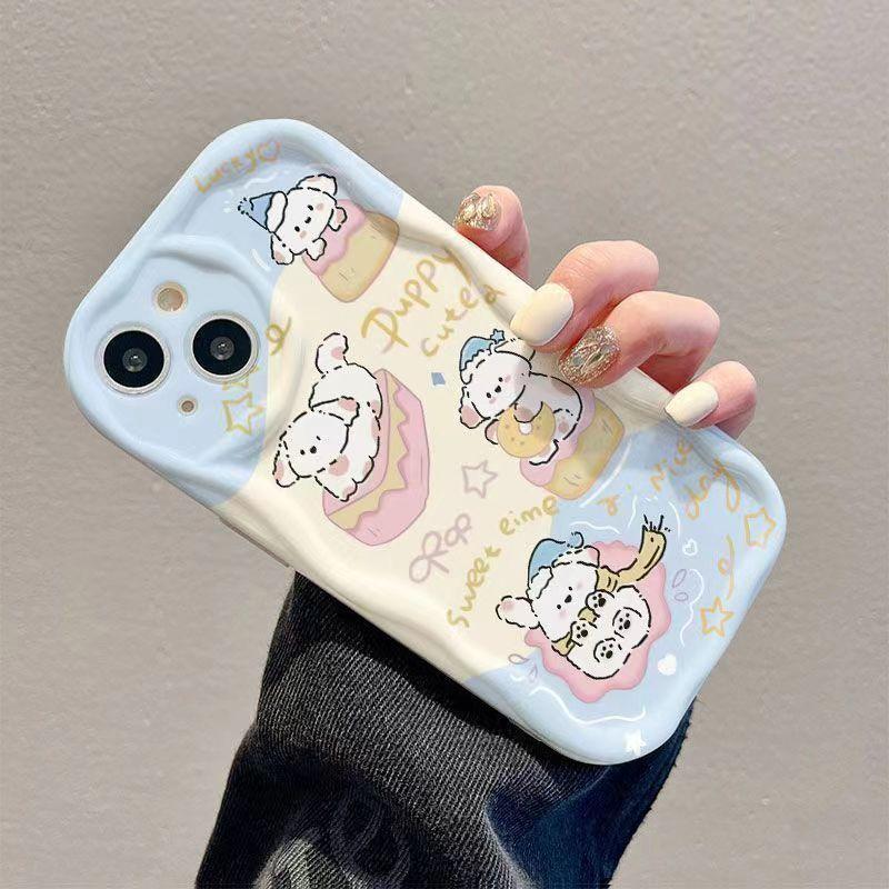 Cute Cat Puppy Phone Case For Samsung Galaxy S10 S20 S21 S22 S23 S24 FE Plus Ultra Note 20 Clear Case