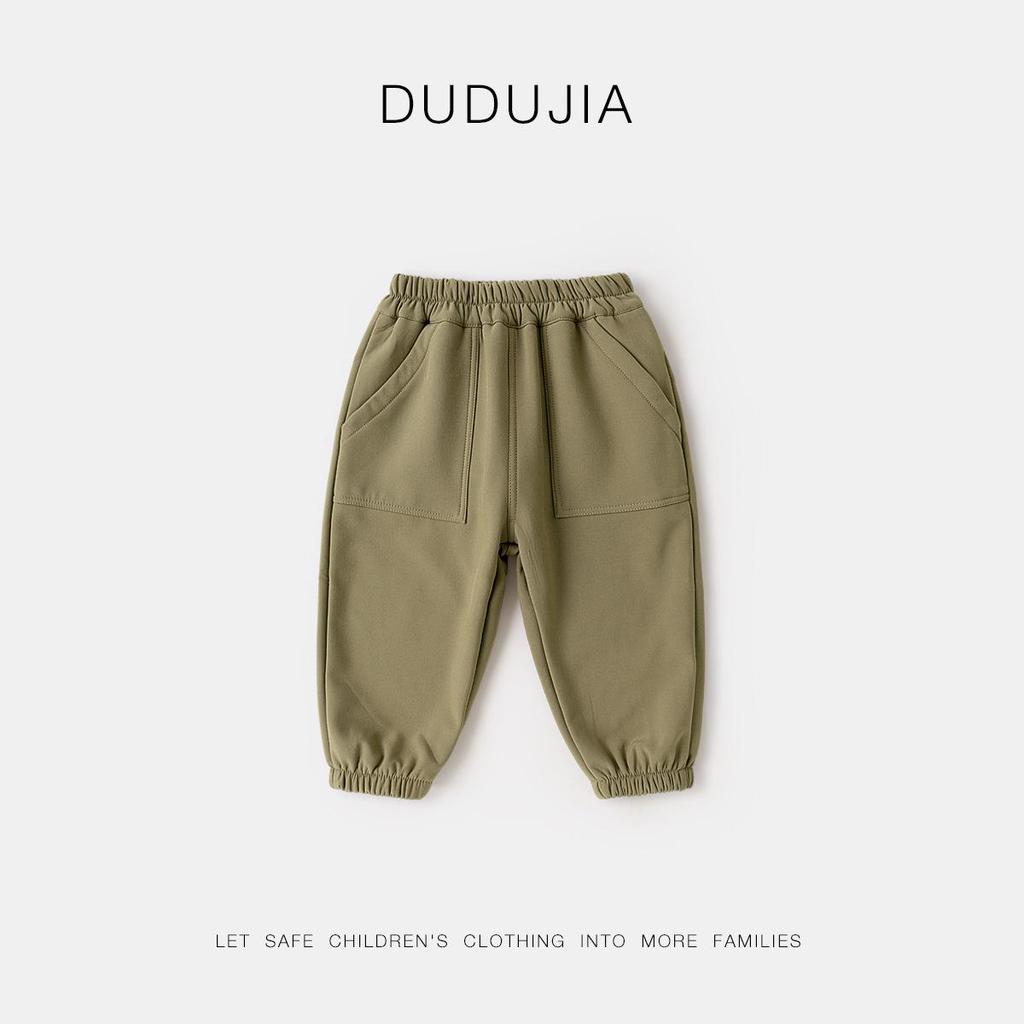 Dudujia Fleece-Lined Children's Joggers - Autumn/Winter Baby & Kids Pants