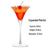 High-Stemmed Cocktail & Martini Glass Set - Creative Internet Celebrity Design