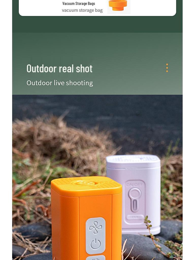 Rechargeable Dual-Use Electric Pump: Portable Inflator for Sleeping Pads, Camping, and Swimming Rings.