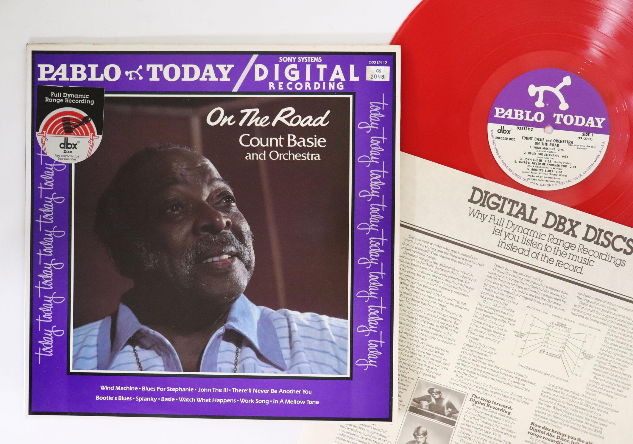

LP Record COUNT BASIE On The Road D2312112 PABLO TODAY 1980 US Jazz Used