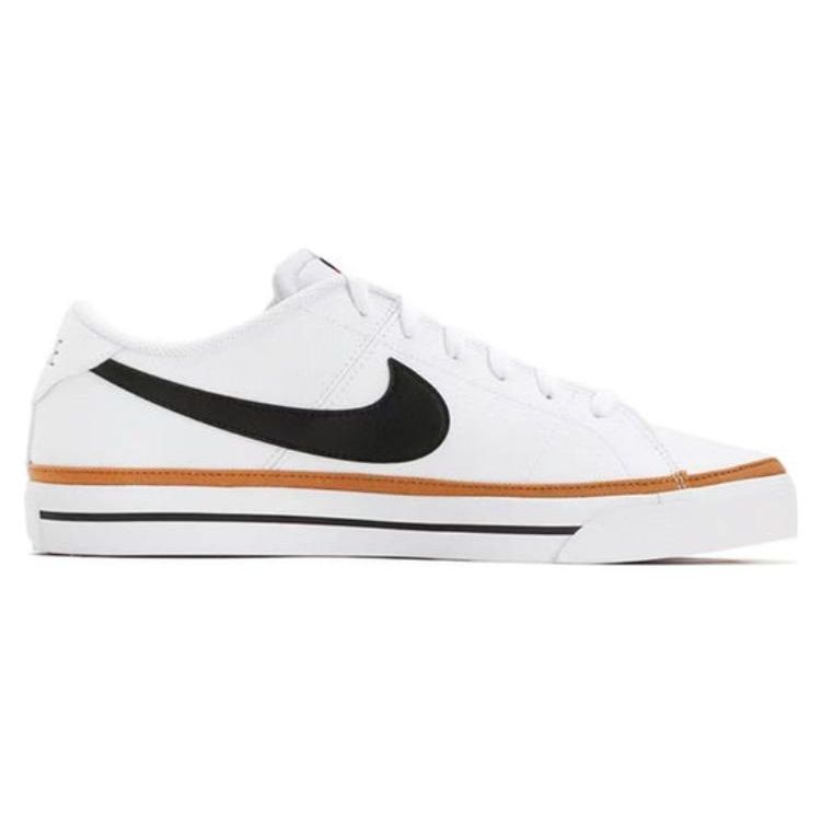 Nike Court Legacy Slip Resistant Lightweight Low Top Skate Shoes Men Sneakers White Purple Yellow DZ2778-157