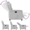 Relaxation Armchair Cloud Grey Fabric