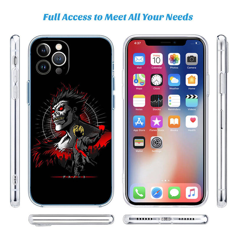 MH37 Death Note Case for Motorola E7 G6 G7 G8 G9 Plus Power Play G10 G20 G04 E30 E40 E22 E20 E13 E15 G22 G23 G05 G75 G35 G55