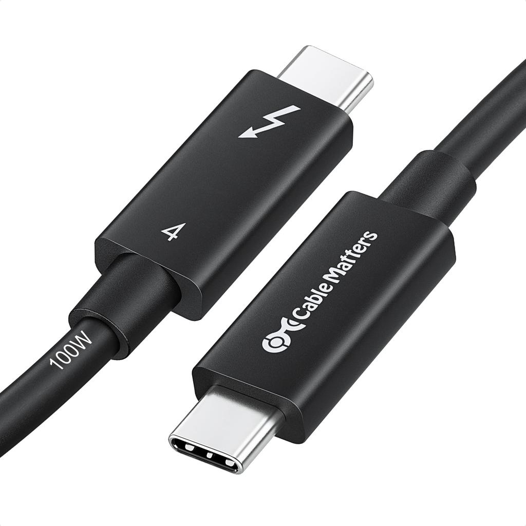 Buy [Intel Thunderbolt Certified] Cable Matters Thunderbolt 4 Cable 2m ...