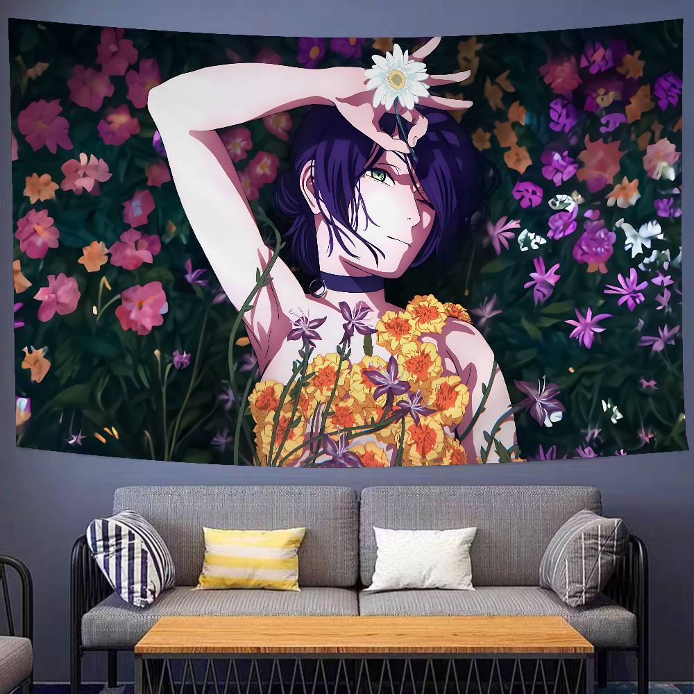Chainsaw Man The Movie Reze Arc Hanging Bohemian Tapestry Hanging Tarot Hippie Wall Rugs Dorm Home Decor