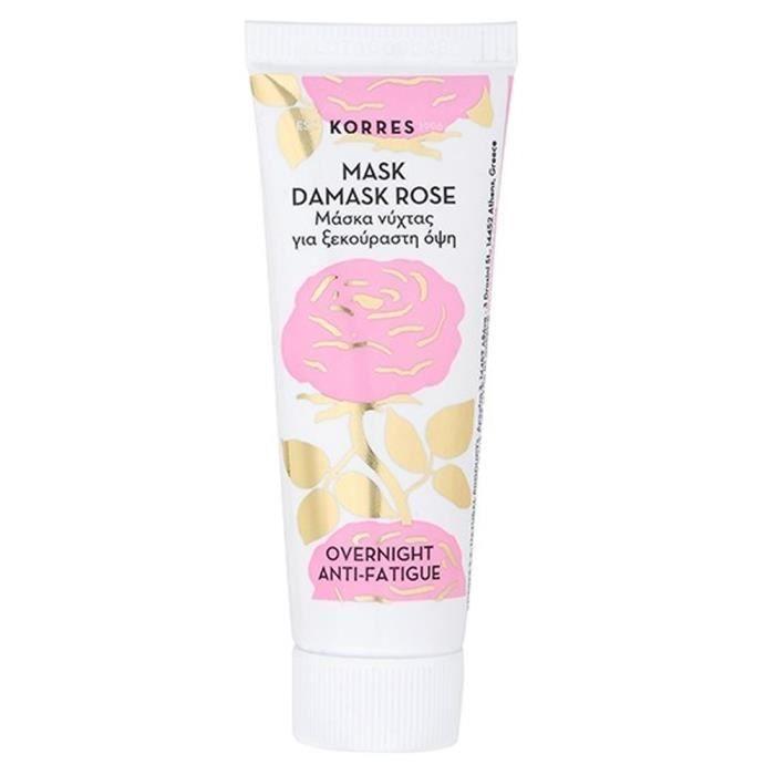 Masque De Nuit - KORRES - Rose De Damas - Réparateur - Anti-fatigue - 18ml