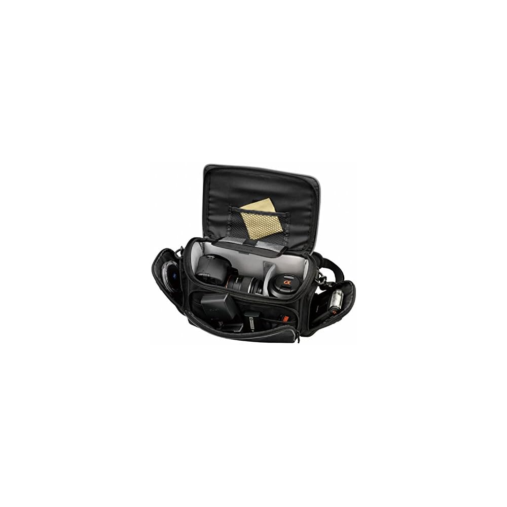 Sony Video Camera Case, Soft Carrying Case, 6.9L, Black, LCS-U30/B