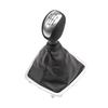 Car Interior Upgrade Leather Shift Knob Dust Cover Accessory Comfortable Driving Experience Easy Installation Process