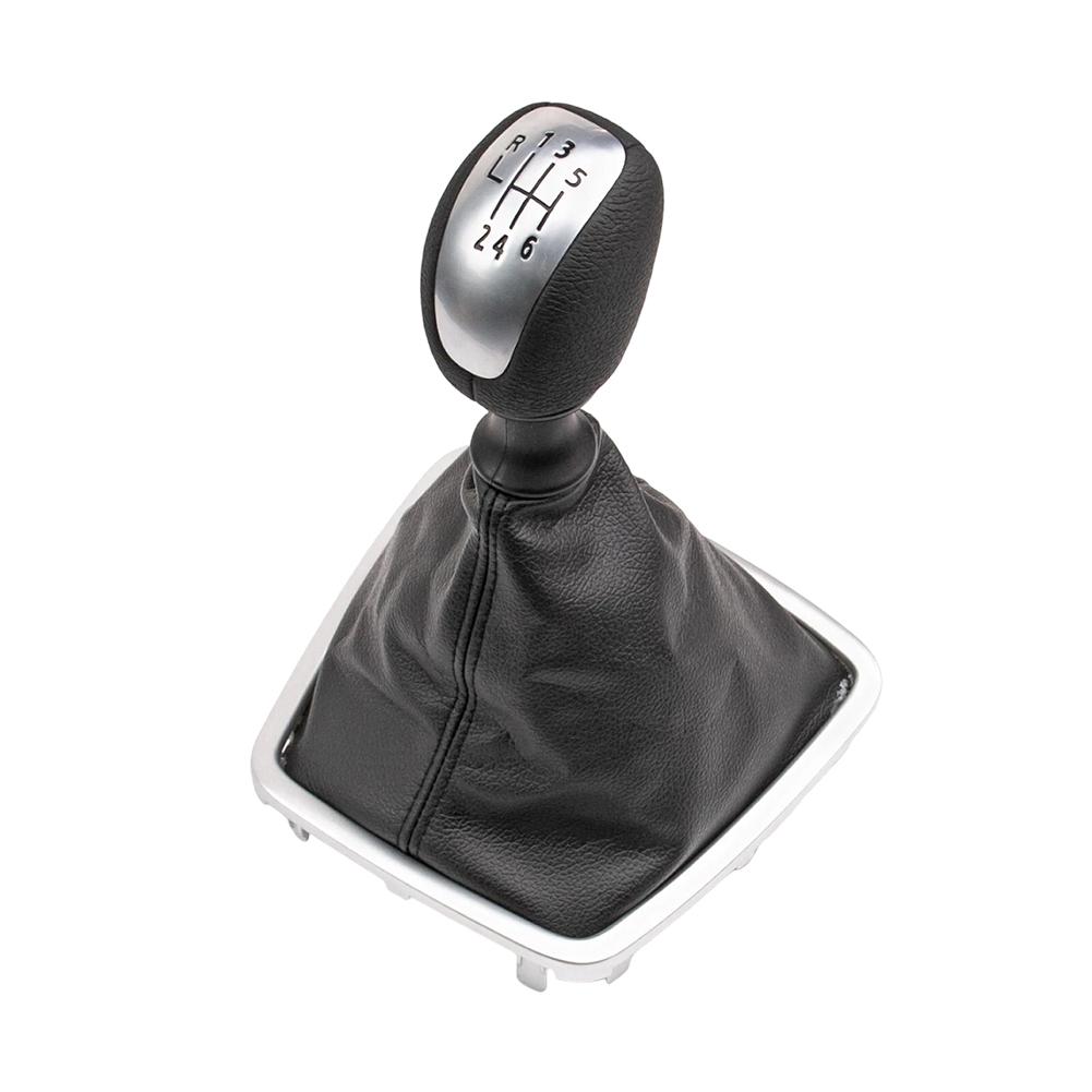 Car Interior Upgrade Leather Shift Knob Dust Cover Accessory Comfortable Driving Experience Easy Installation Process