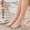Transparent Sheer Ankle Socks Toe Separated Toe Tights New Pedicure Socks