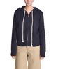 Clace Jennie Luxurious Cable Hooded Cardigan_Navy