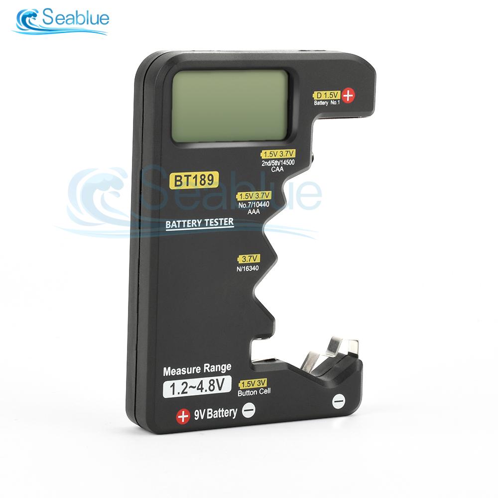 BT189 Ультрамалый Тестер Батарей 9В AAAAA Мизинчиковые Батарейки Универсальный Бытовой ЖК Цифровой Дисплей Тестер Батарей Детектор Power Bank